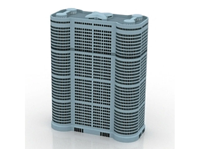 Modern high-rise 3D model download